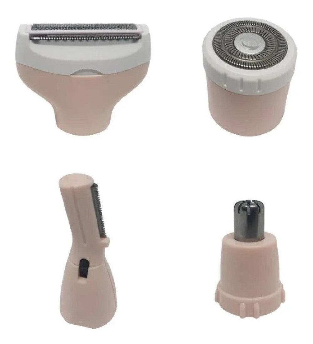 Depiladora Facial y Corporal 4 en 1 Recargable | Todo en Uno